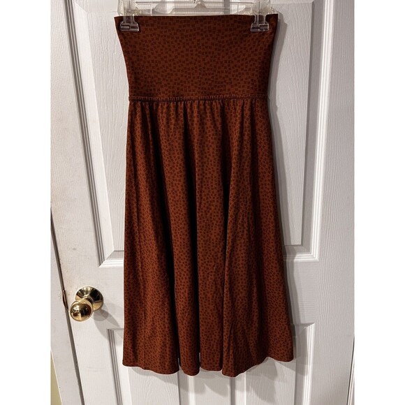 Patagonia midi Skirt Womens XS Morning Glory Fold Over Waist lagenlook minimal - Picture 7 of 7